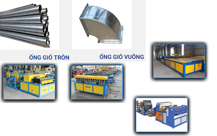 Các thuật ngữ-quy cách-vật liệu ống gió thường sử dụng