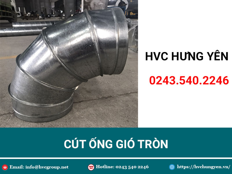 Cút Ống Gió Tròn Chất Lượng - Giá Rẻ
