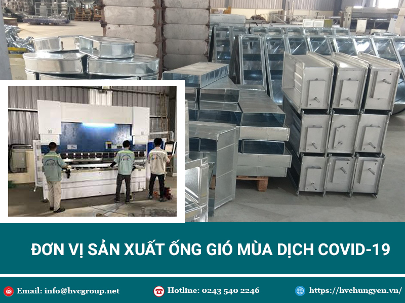 Đơn Vị Sản Xuất Ống Gió Mùa Dịch Covid-19