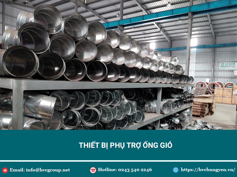Thiết bị phụ trợ ống gió không thể thiếu