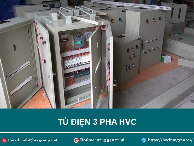 Tủ điện 3 pha công nghiệp - HVC sản xuất vỏ tủ điện chất lượng cao