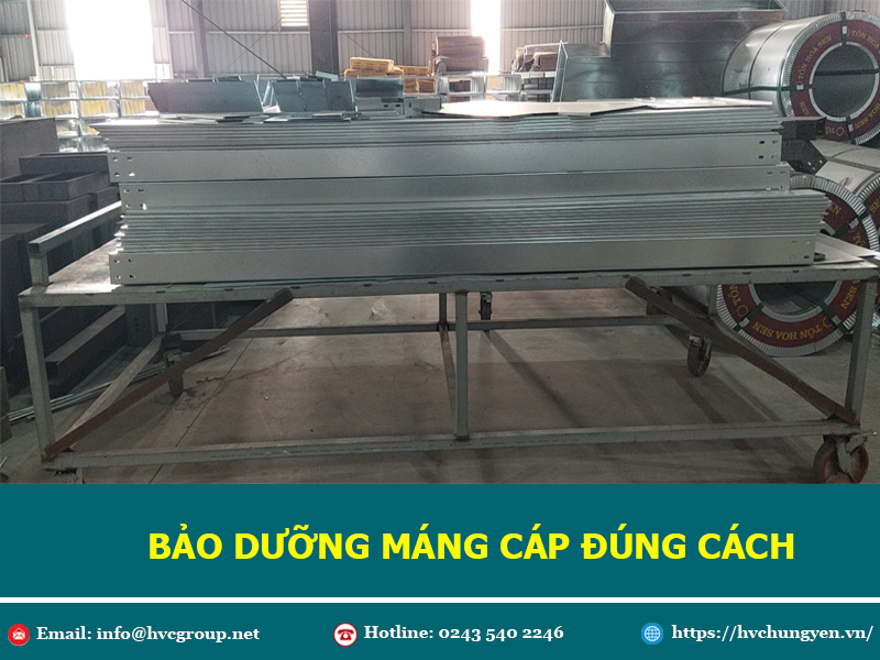 [Kinh Nghiệm] Bảo dưỡng máng cáp đúng cách và hiệu quả