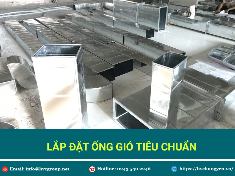 Quy Trình Lắp Đặt Hệ Thống Ống Gió Tiêu Chuẩn