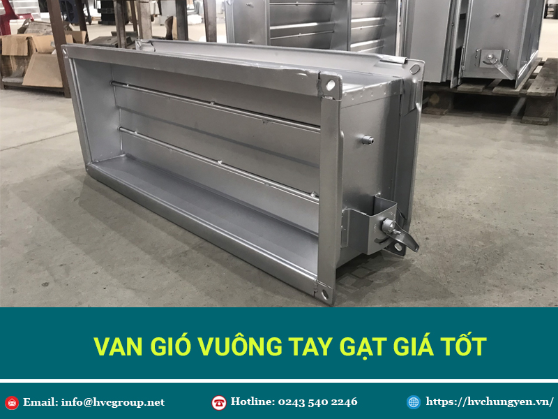 Van gió vuông tay gạt - Mua van gió giá rẻ ở đâu?
