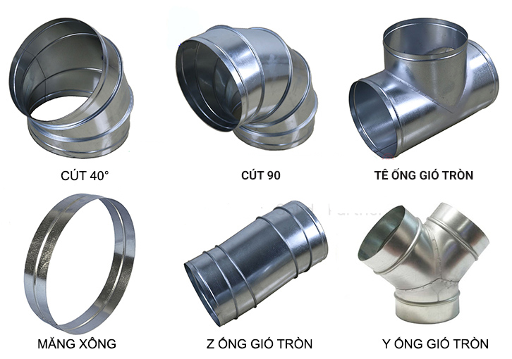 Phụ kiện ống gió tròn
