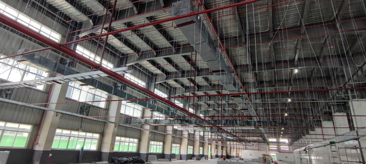 HVC Hưng Yên cung cấp hệ thống ống gió tại Công ty CP Điện Lạnh và Xây Lắp VN VMRC