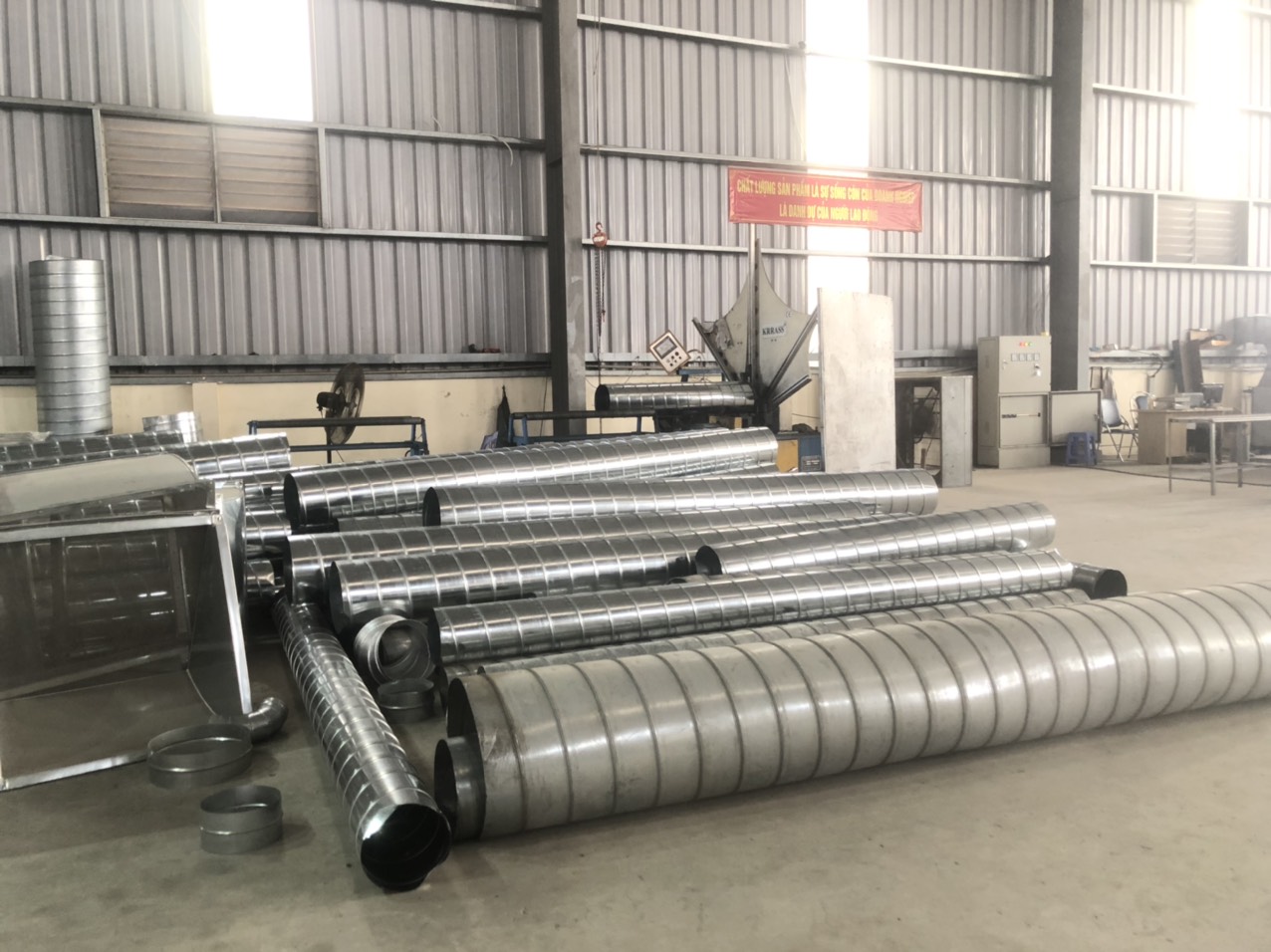 Ống gió tròn xoắn HVC