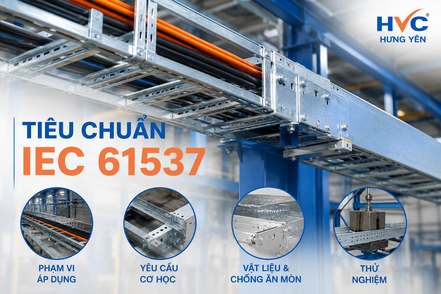 tiêu chuẩn thang máng cáp
