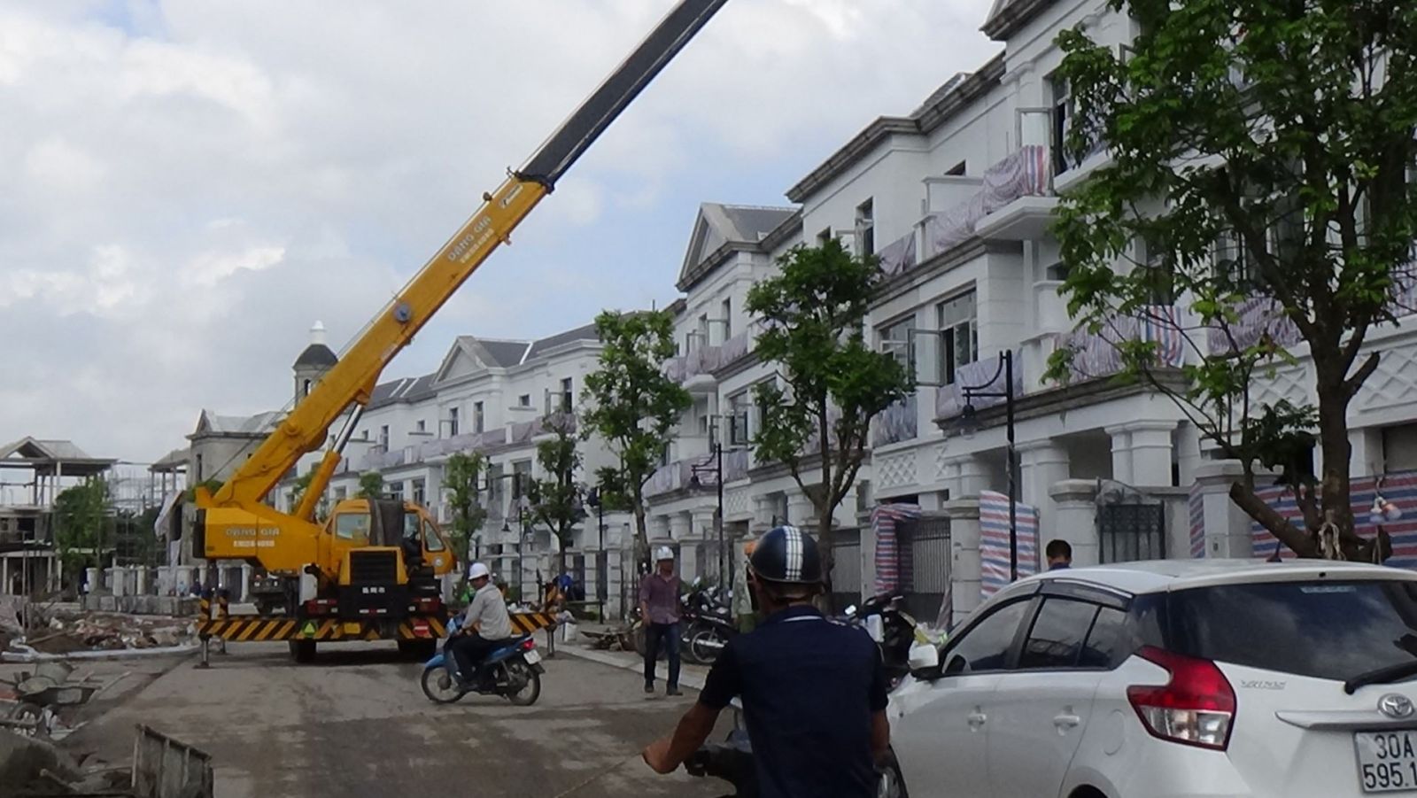 Toàn cảnh khu biệt thự tại dự án