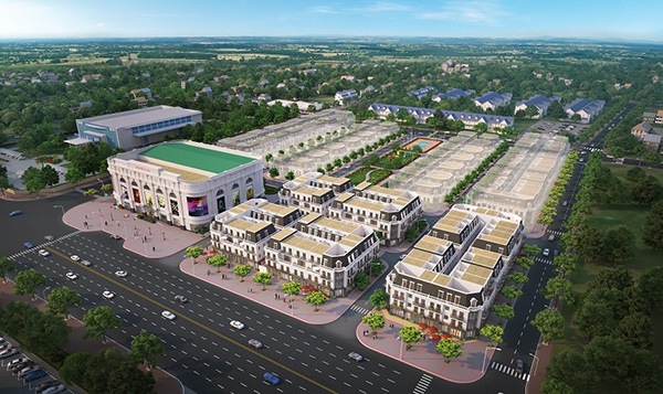 Toàn cảnh nhìn từ trên cao Vincom Cà Mau